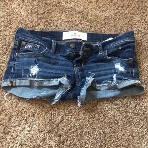 Hollister jean shorts